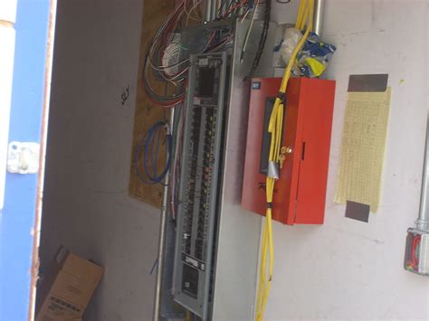 moving electrical panel extending wires